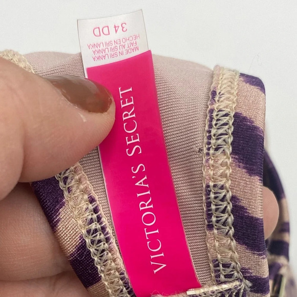 Victoria Secret Purple Chevron Bra - Picture 3 of 4